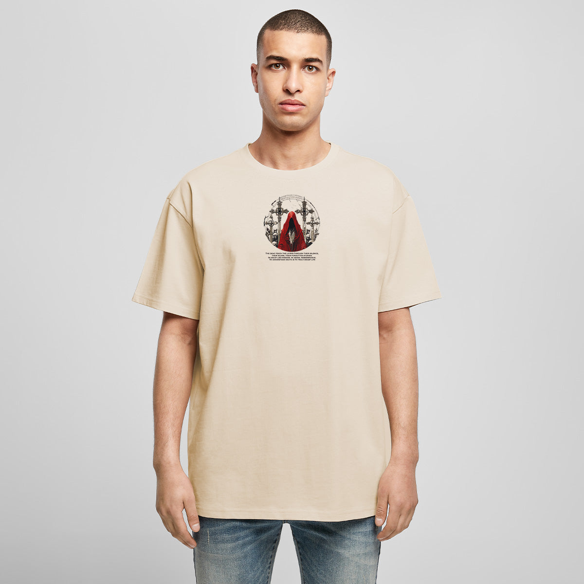 MORTUI VIVOS DOCENT OVERSIZED GOTHIC TEE | STREETWEAR