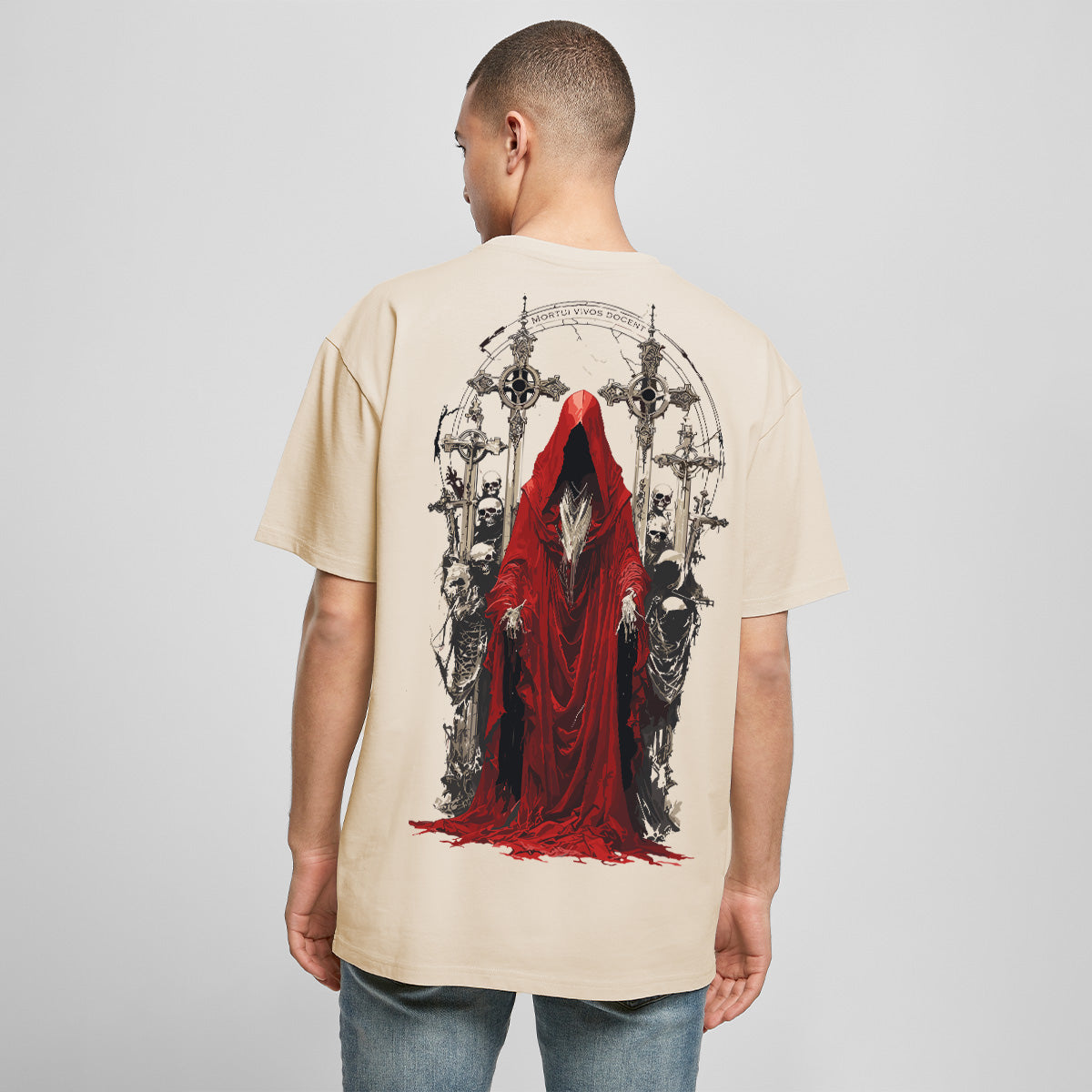 MORTUI VIVOS DOCENT OVERSIZED GOTHIC TEE | STREETWEAR