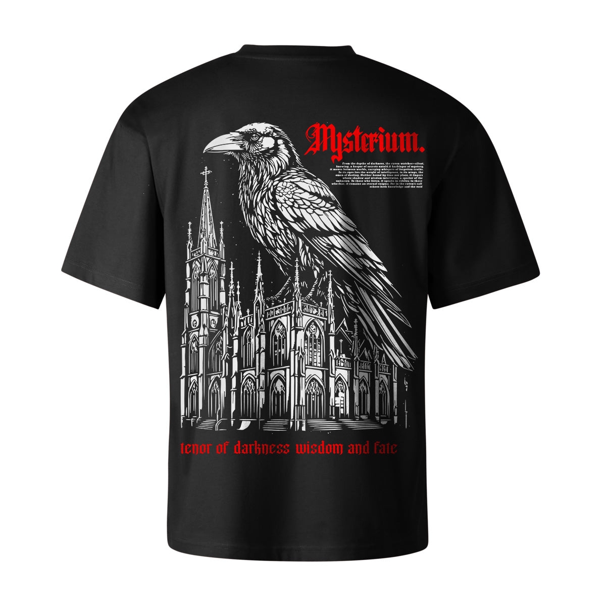 MYSTERIUM OVERSIZED GOTHIC TEE | STREETWEAR