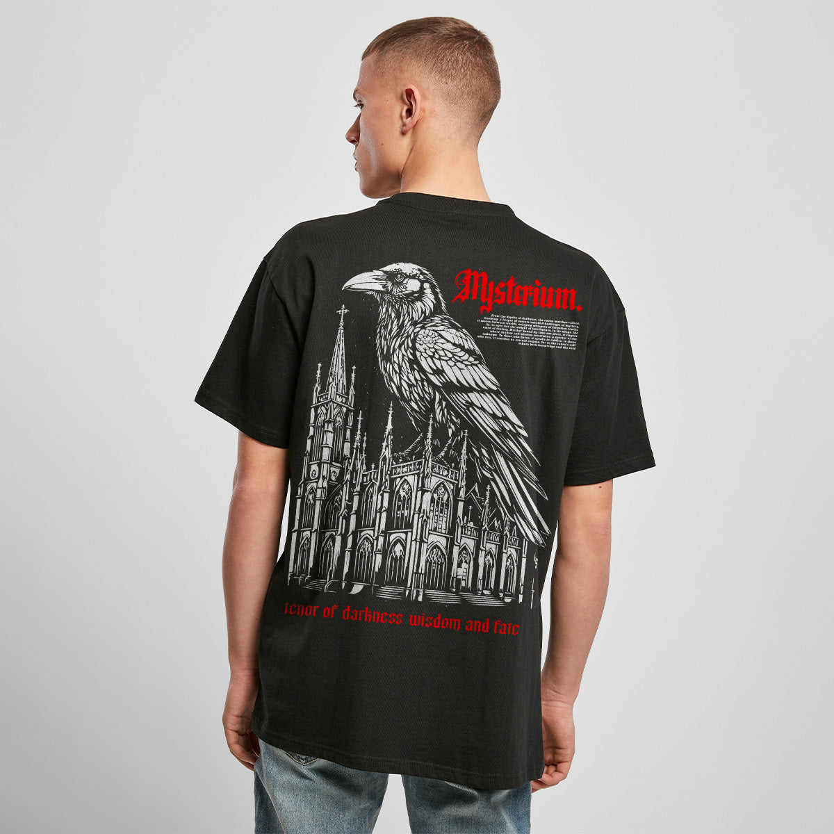 MYSTERIUM OVERSIZED GOTHIC TEE | STREETWEAR