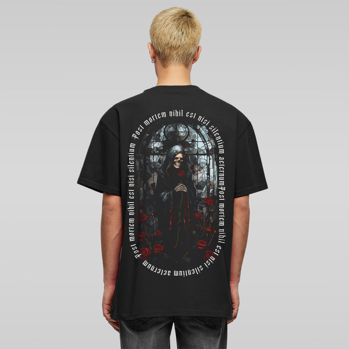 POST MORTEM OVERSIZED GOTHIC TEE | STREETWEAR
