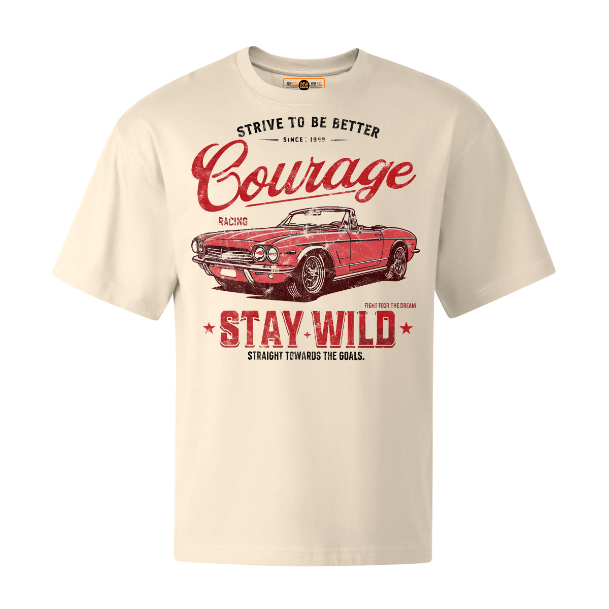 STAY WILD OVERSIZED VINTAGE TEE | PRINTWEAR