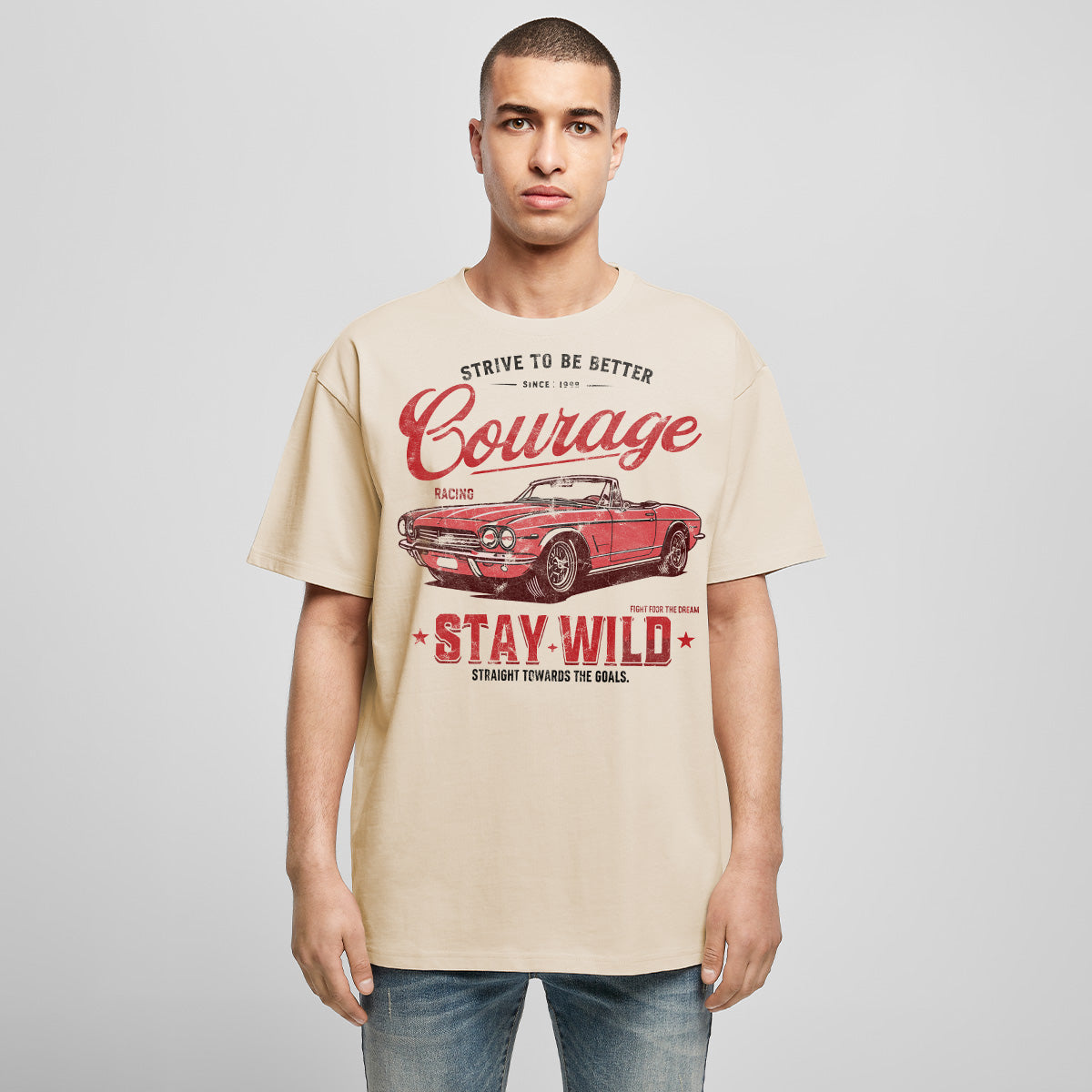 STAY WILD OVERSIZED VINTAGE TEE | PRINTWEAR