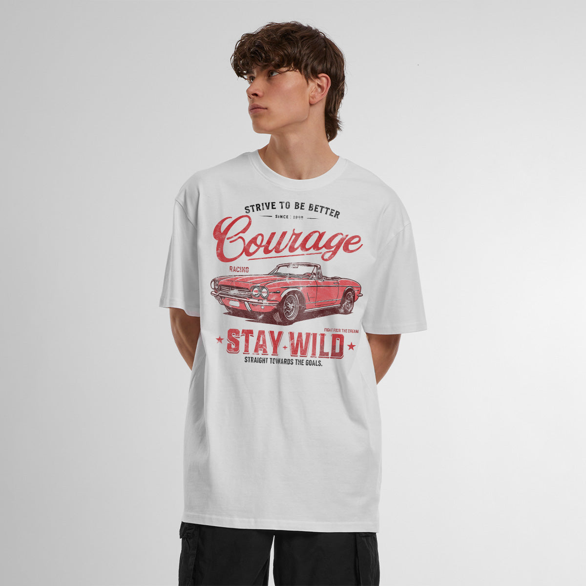 STAY WILD OVERSIZED VINTAGE TEE | PRINTWEAR