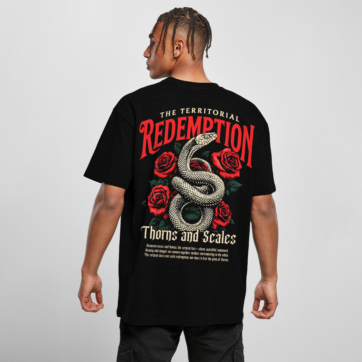 THORNS AND SCLAES OVERSIZED URBAN TEE | PRINTWEAR