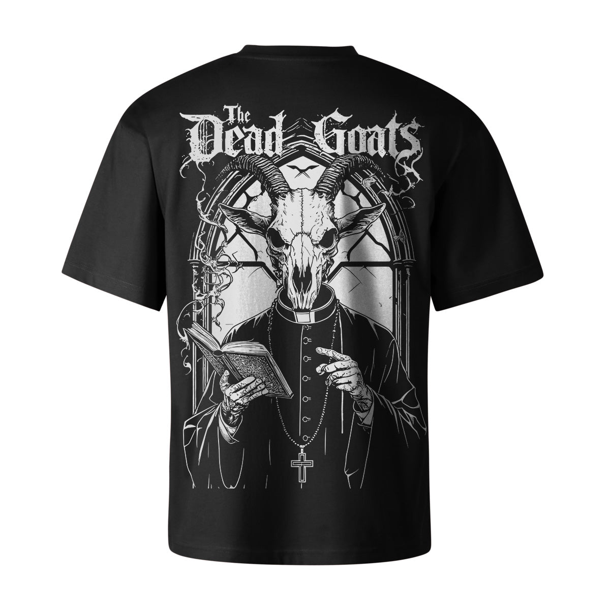 THE DEAD GOATS OVERSIZED SATANIC TEE | STREETWEAR