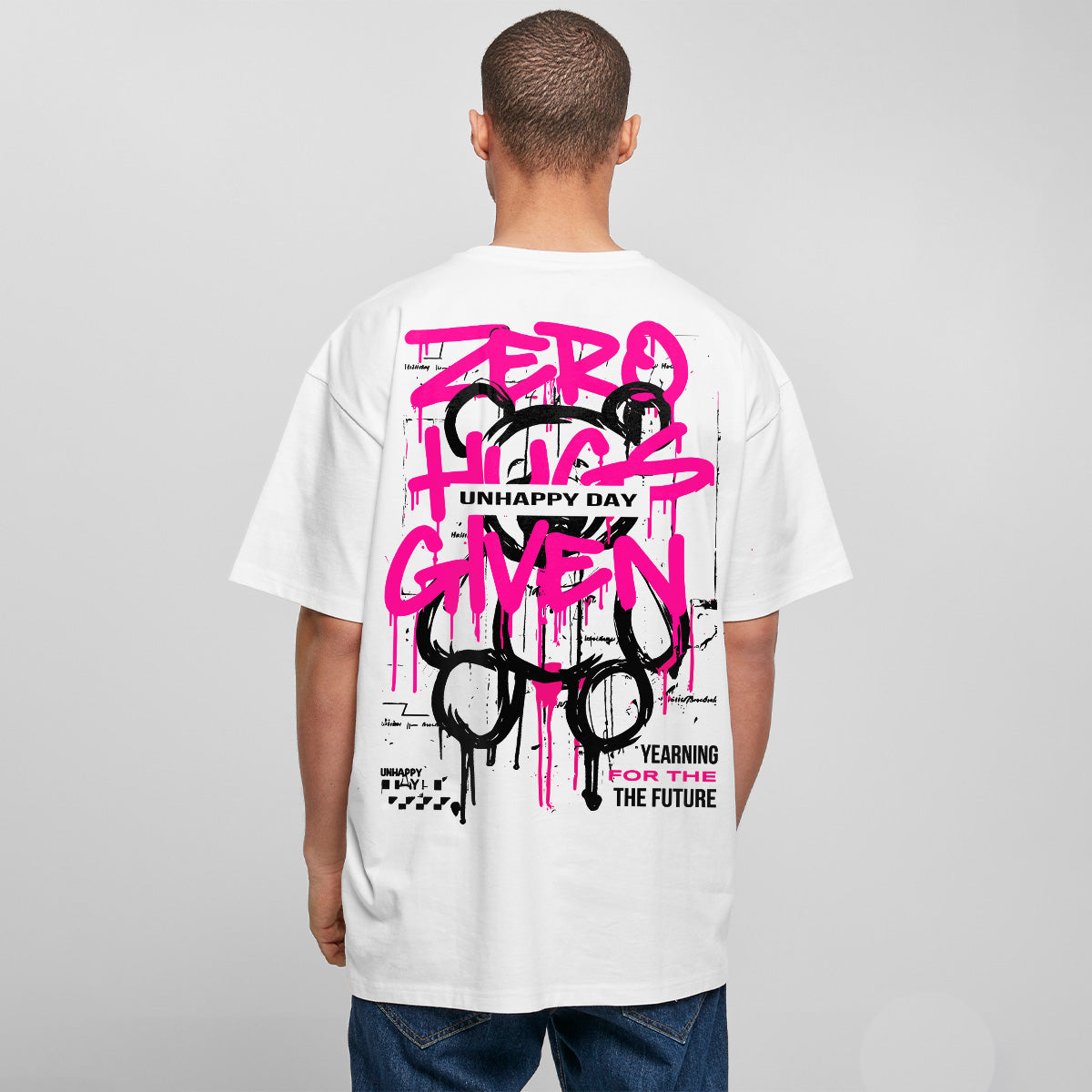 UNHAPPY DAY OVERSIZED URBAN TEE | PRINTWEAR