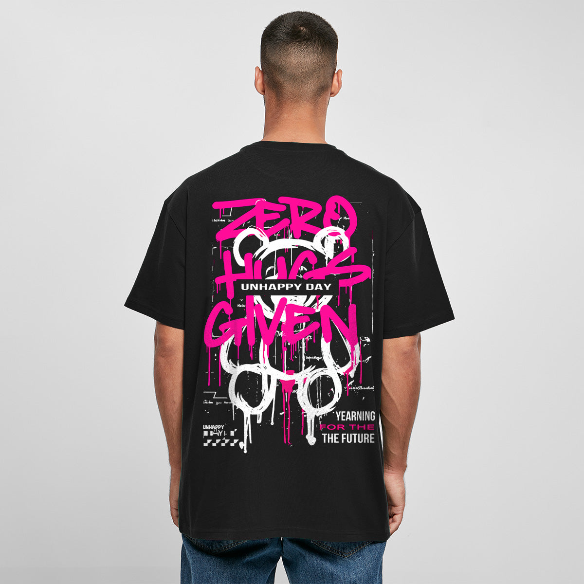 UNHAPPY DAY OVERSIZED URBAN TEE | PRINTWEAR