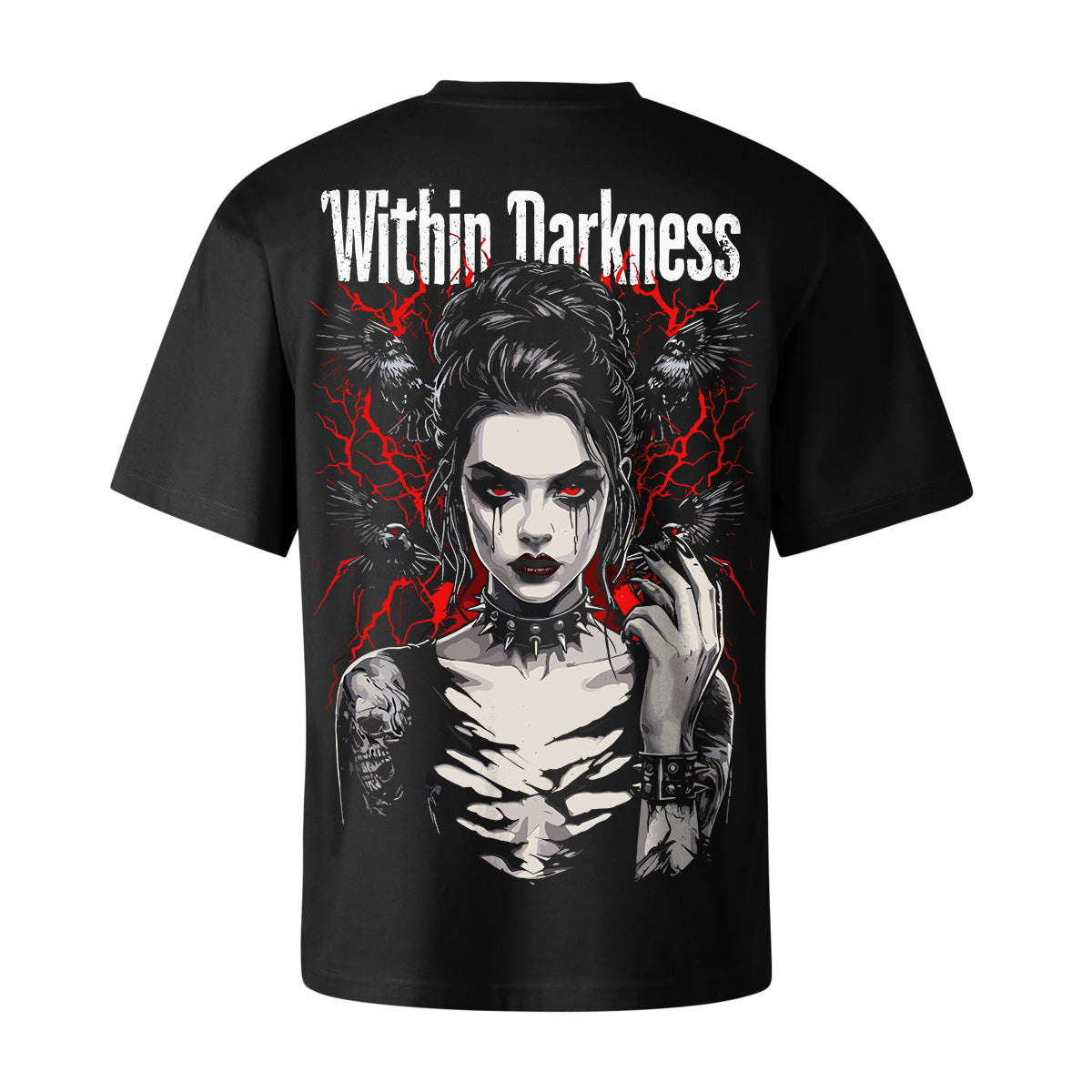 WITHIN DARKNESS OVERSIZED GOTHIC TEE | STREETWEAR