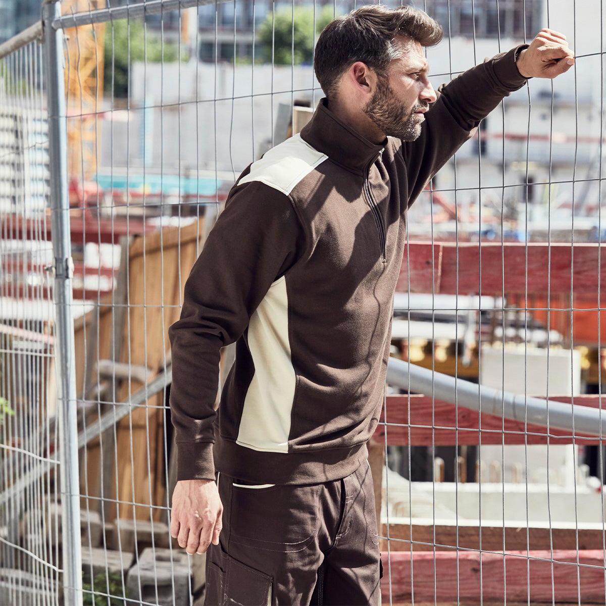 SWEATJACKE "ZIP-COLOR" | WORKWEAR
