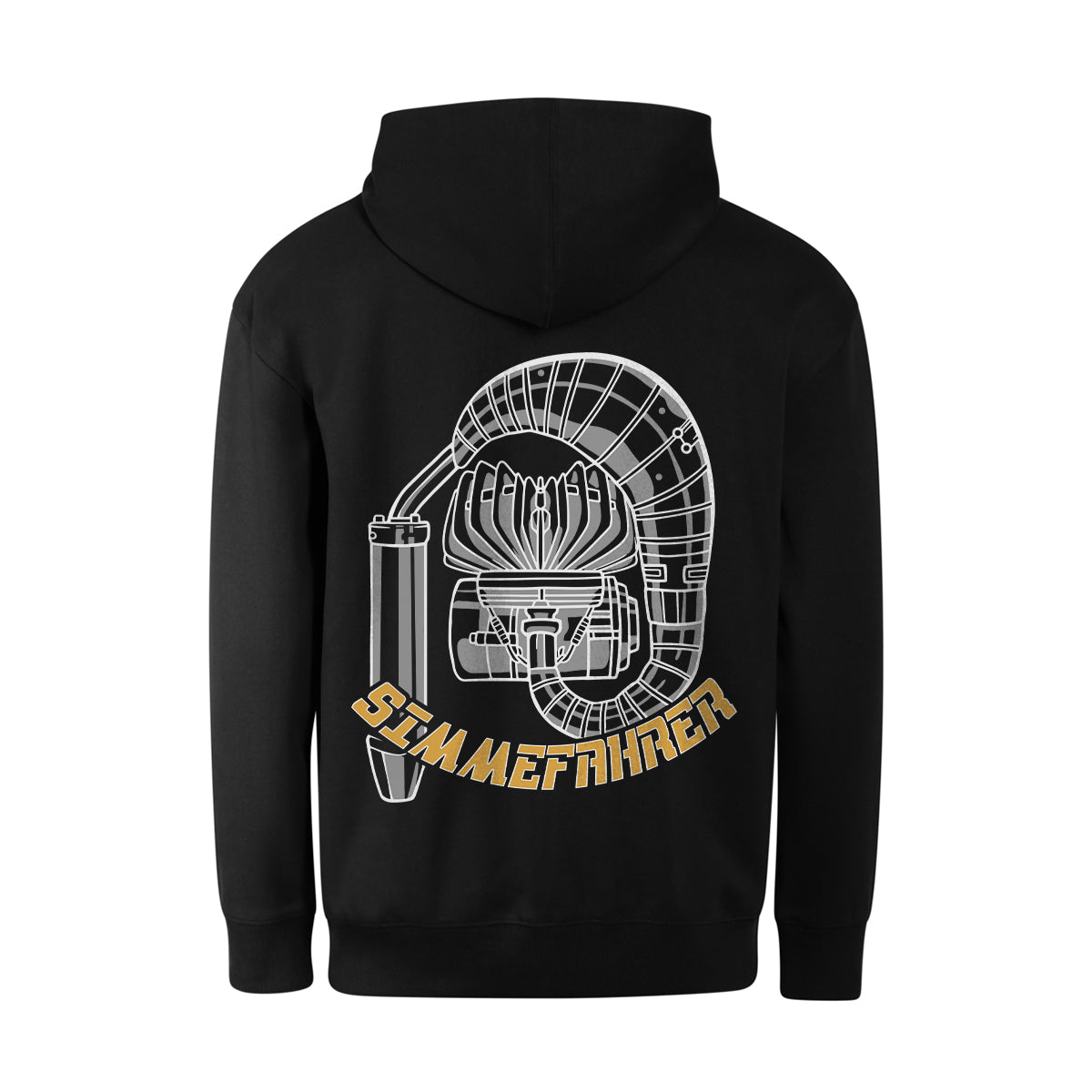 SIMMEFAHRER BASIC HOODIE – SCHWARZ & UNISEX STYLE