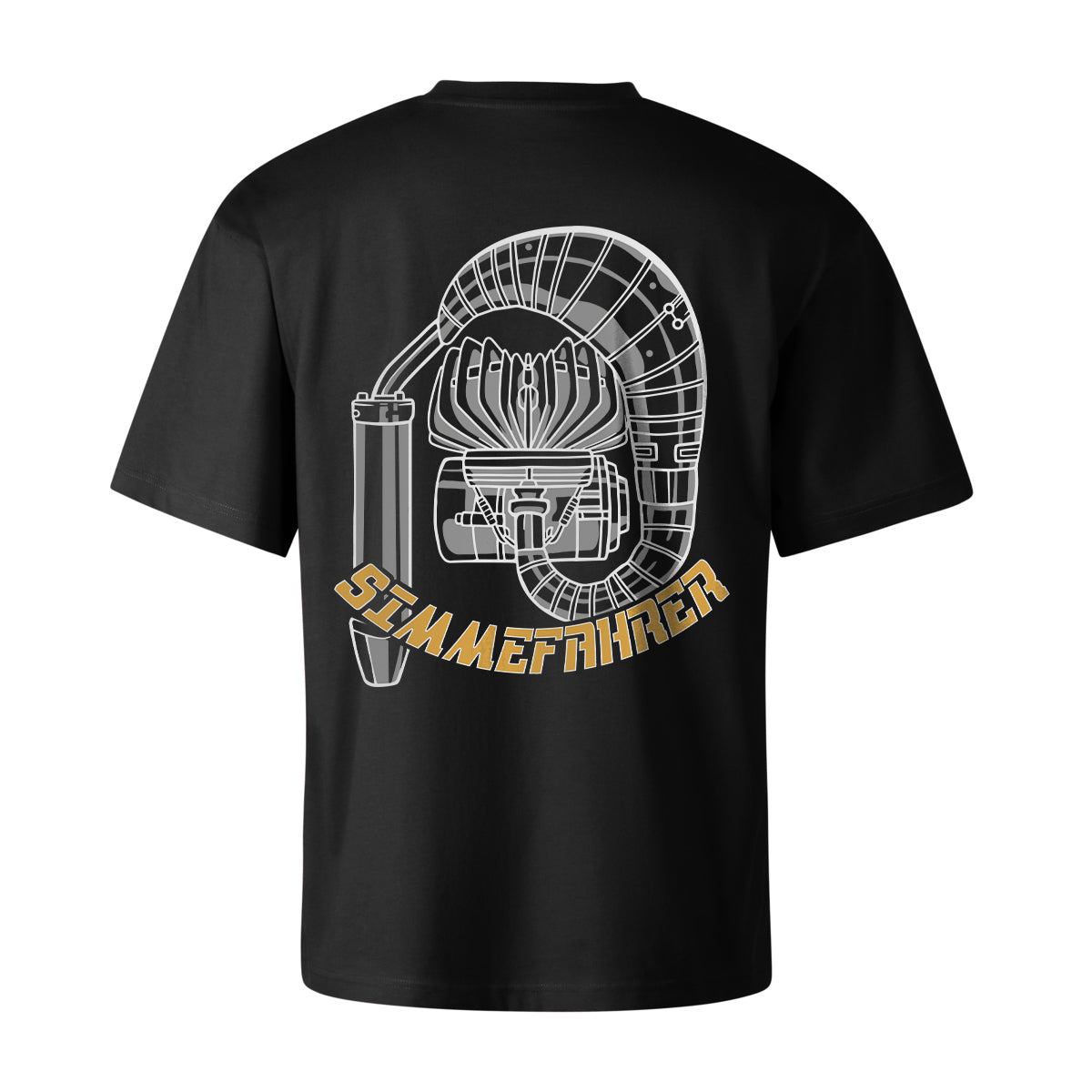 SIMMEFAHRER OVERSIZE SHIRT – UNISEX IN SCHWARZ