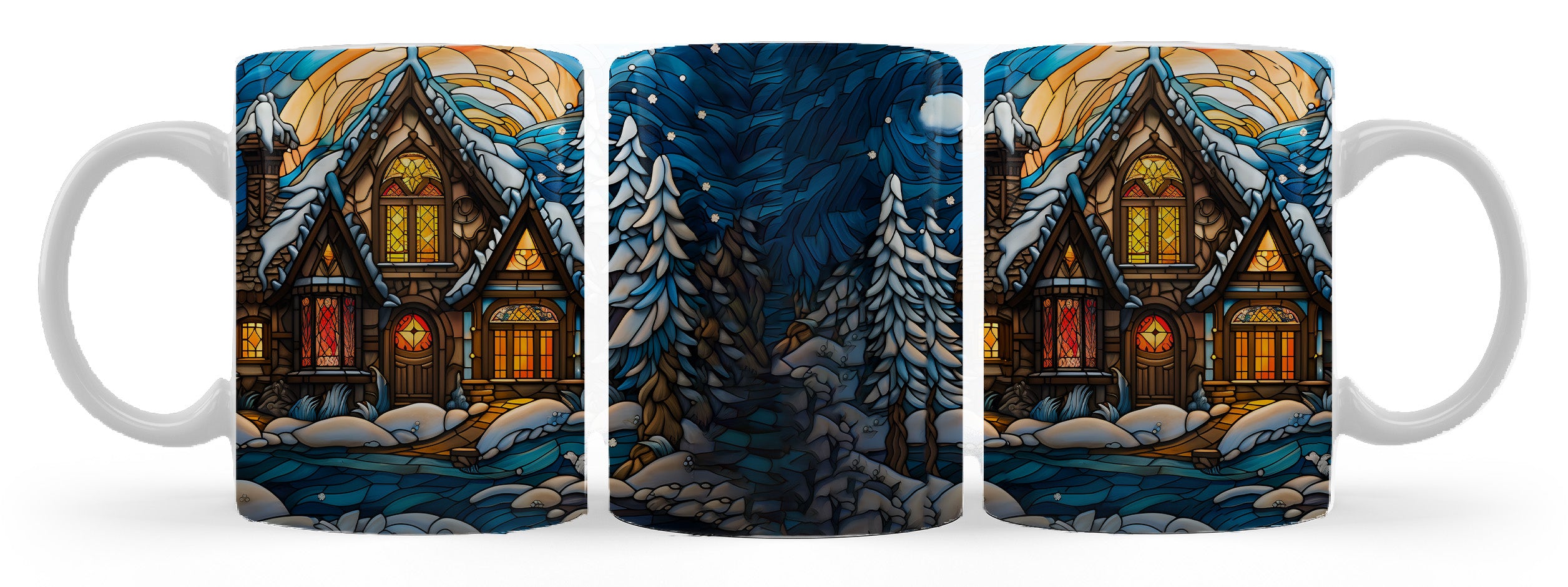 Glasmosaik "GÄLLIVARE" - TASSE