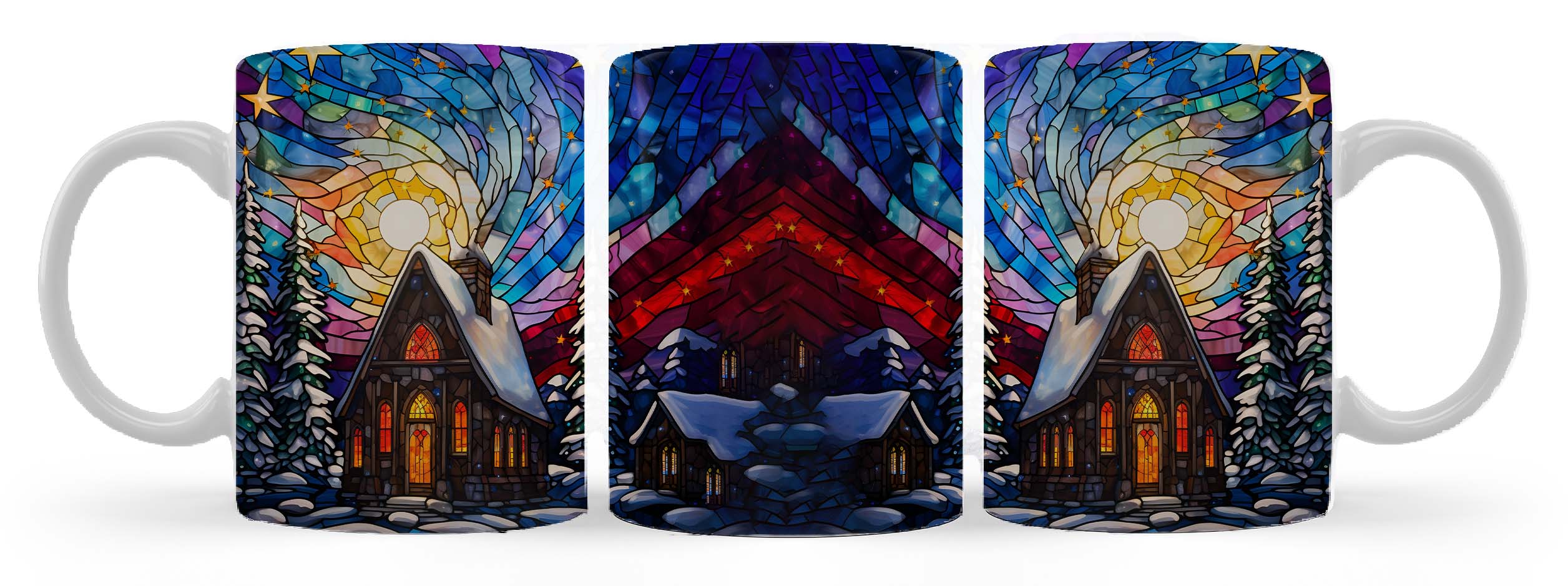 Glasmosaik "MALMBERGET" - TASSE