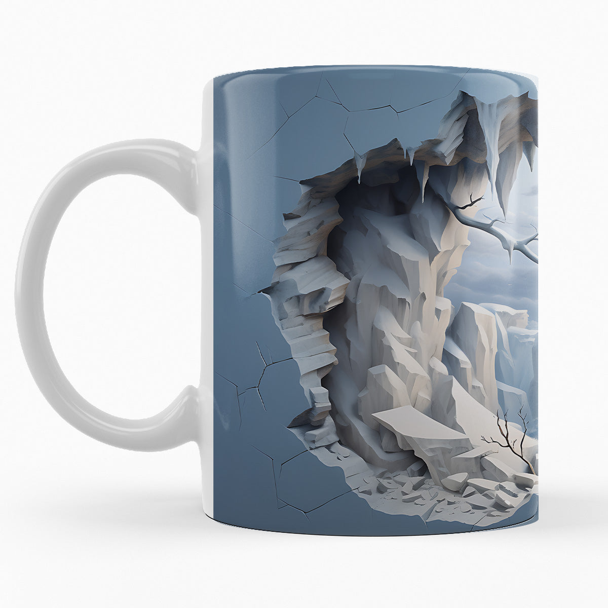 Schneelandschaft "KIRUNA" - 3D TASSE