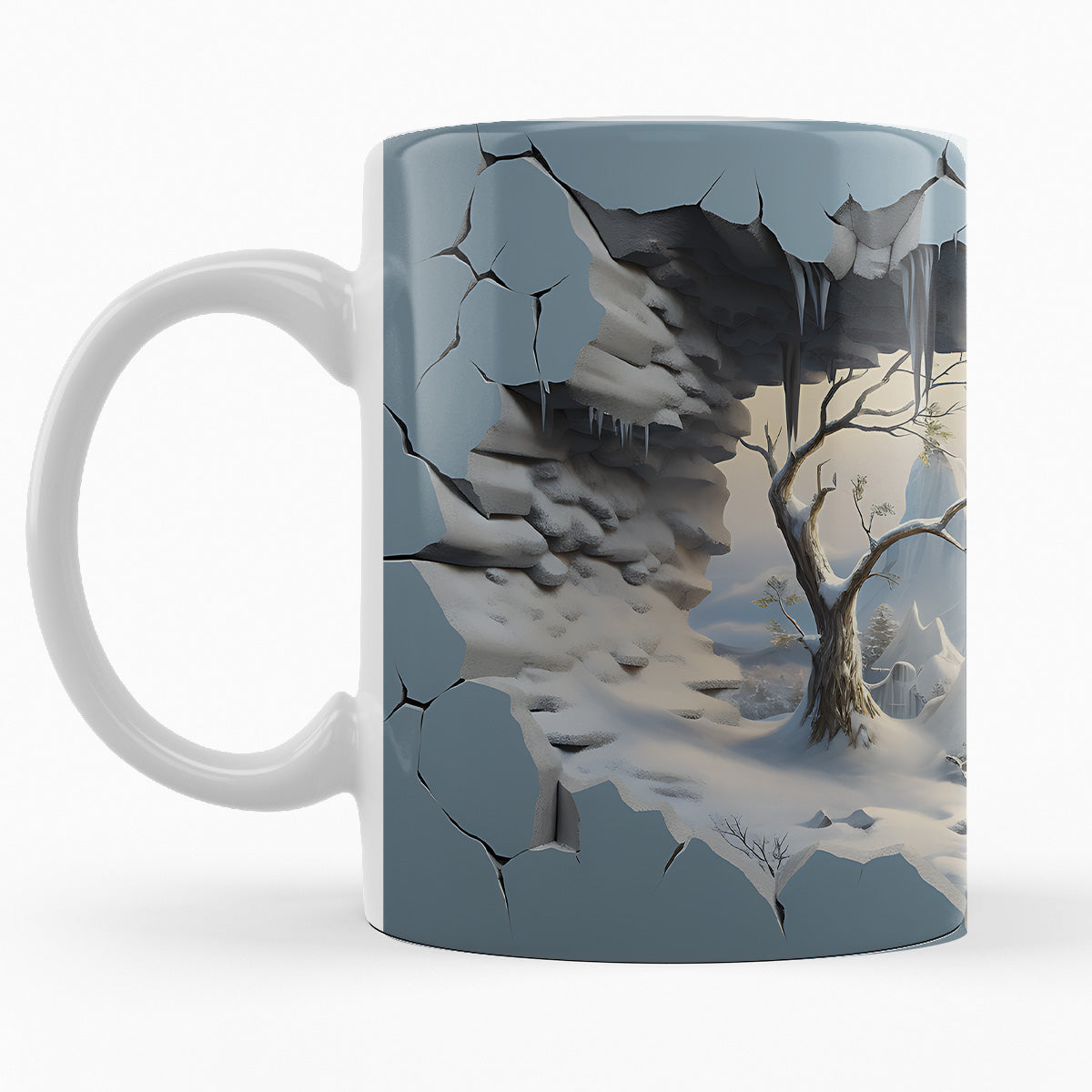 Schneelandschaft "MEDELPAD" - 3D TASSE