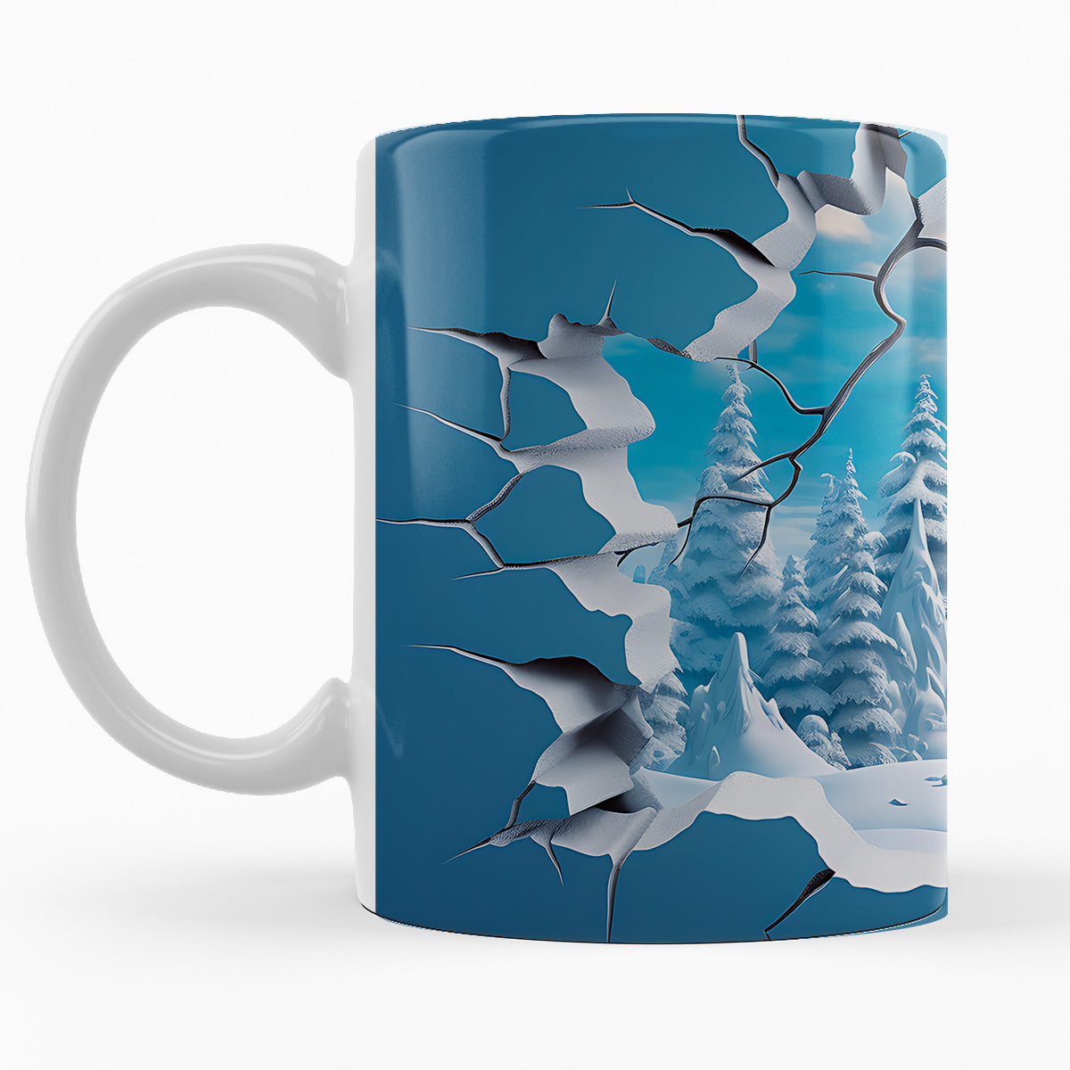 Schneelandschaft "VÄSTERBOTTEN" - 3D TASSE