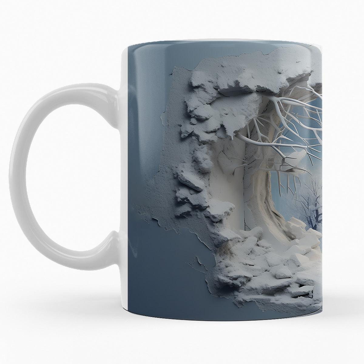 Schneelandschaft "ABISKO" - 3D TASSE