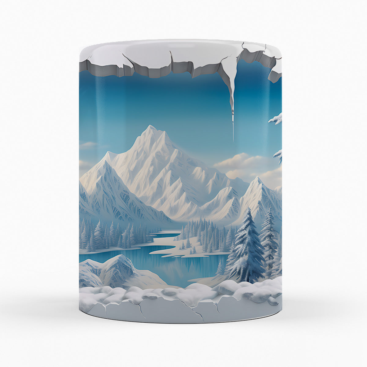 Schneelandschaft "ÄNGERMANLAND" - 3D TASSE