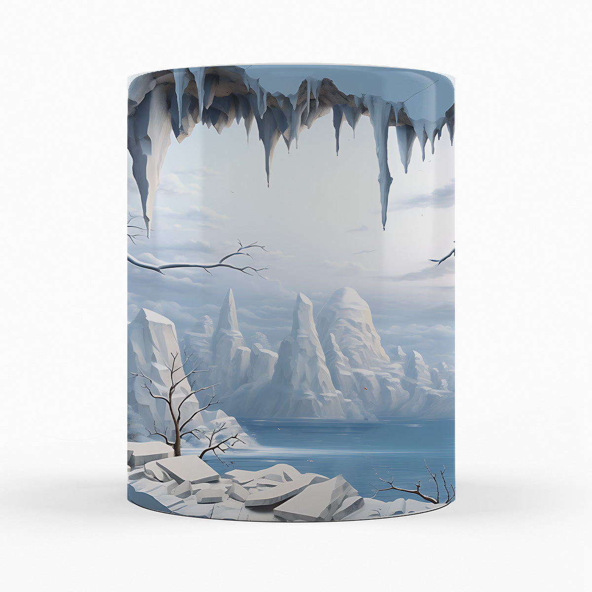 Schneelandschaft "KIRUNA" - 3D TASSE