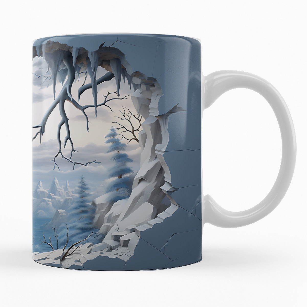 Schneelandschaft "KIRUNA" - 3D TASSE
