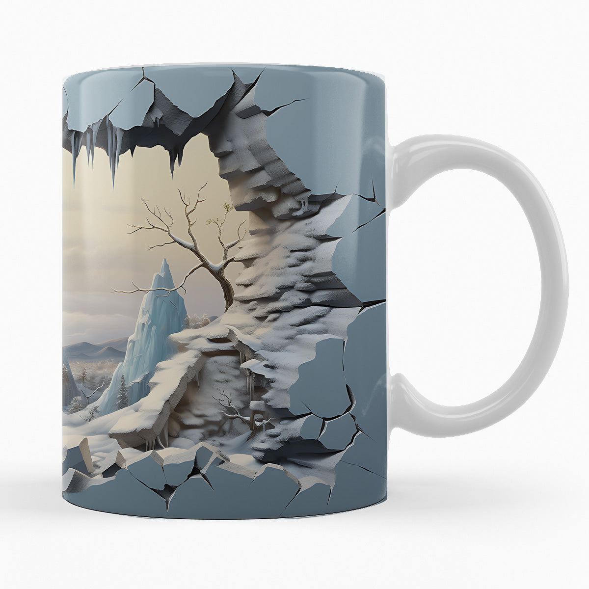 Schneelandschaft "MEDELPAD" - 3D TASSE