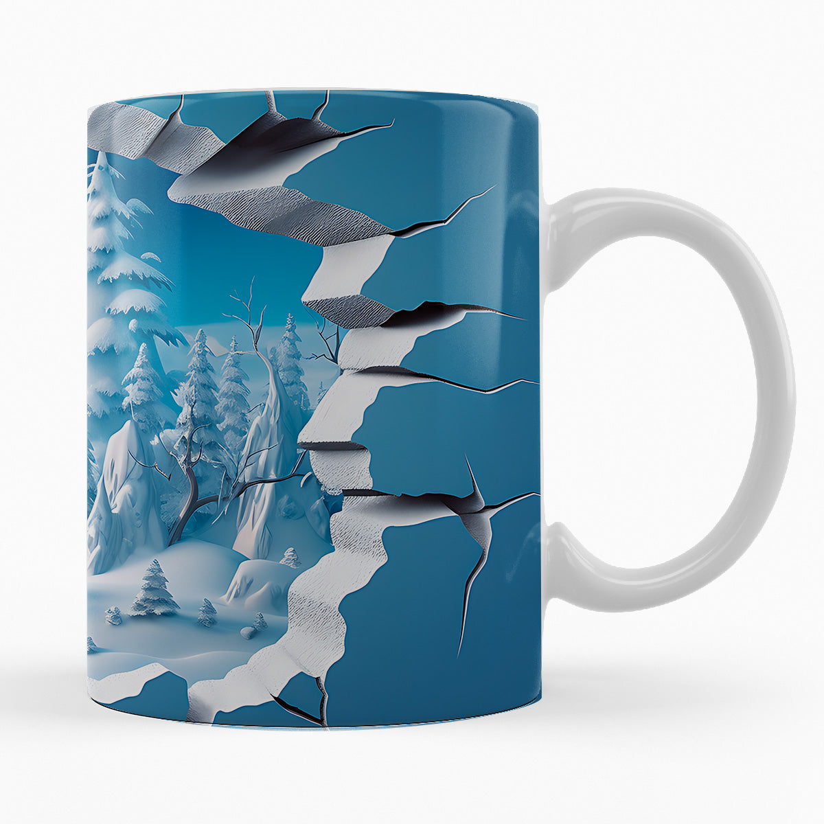 Schneelandschaft "VÄSTERBOTTEN" - 3D TASSE
