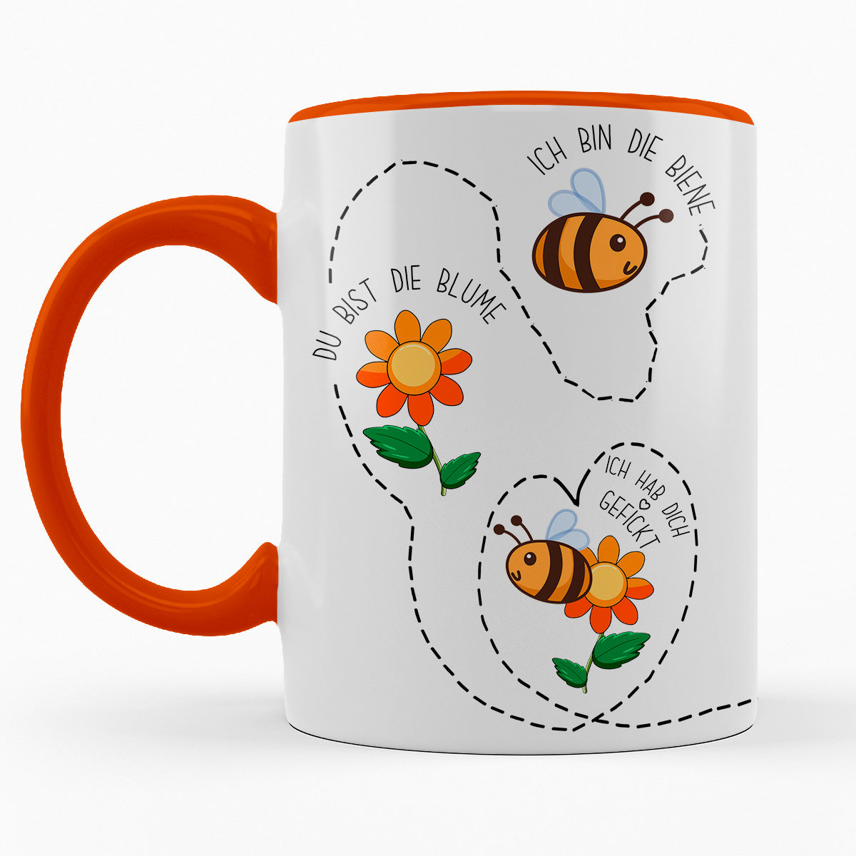 ICH BIN DIE BIENE, DU DIE BLUME - TASSE