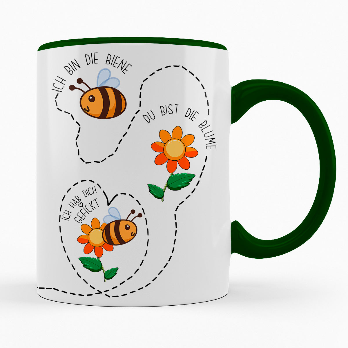 ICH BIN DIE BIENE, DU DIE BLUME - TASSE