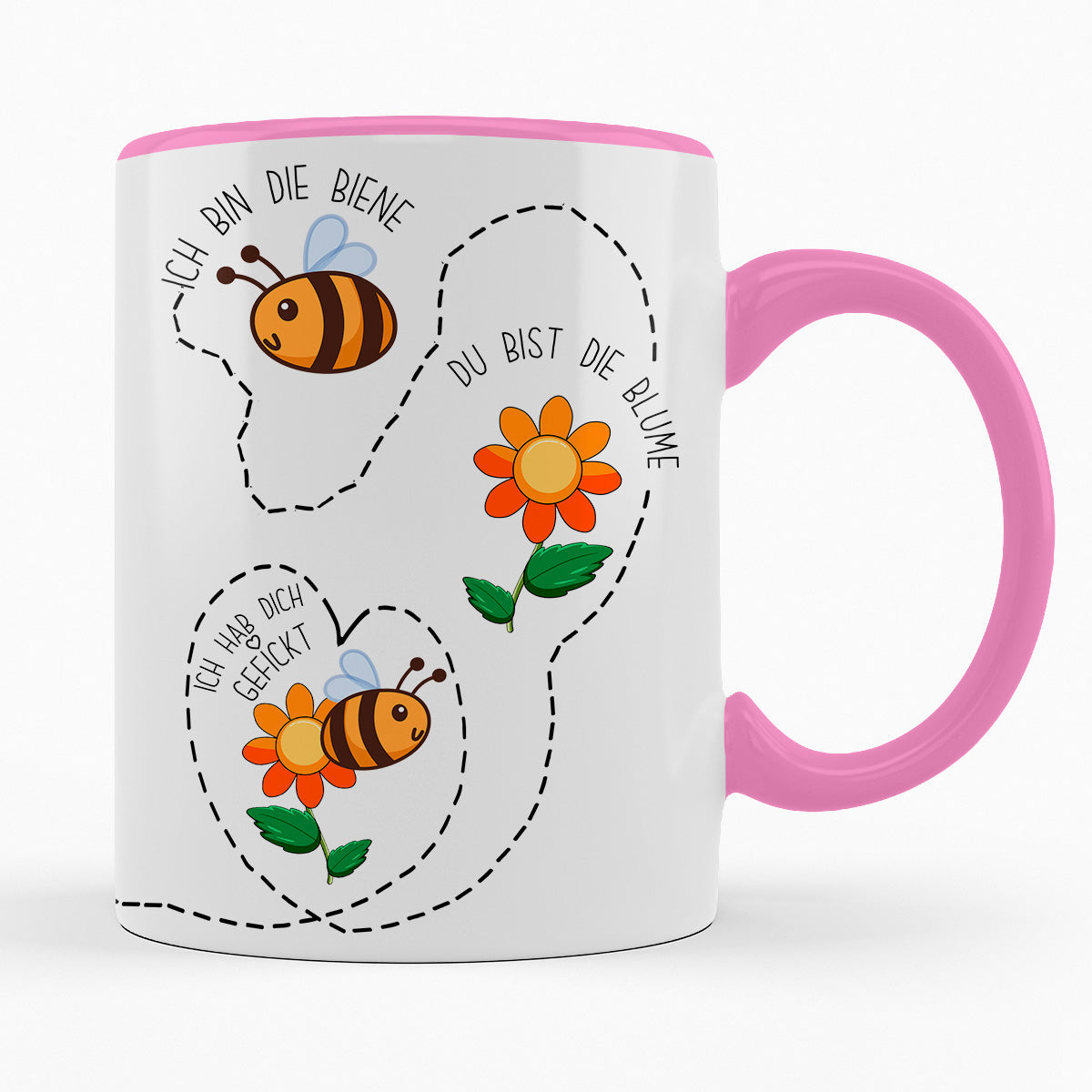 ICH BIN DIE BIENE, DU DIE BLUME - TASSE