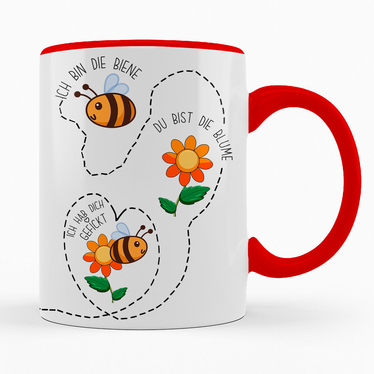 ICH BIN DIE BIENE, DU DIE BLUME - TASSE