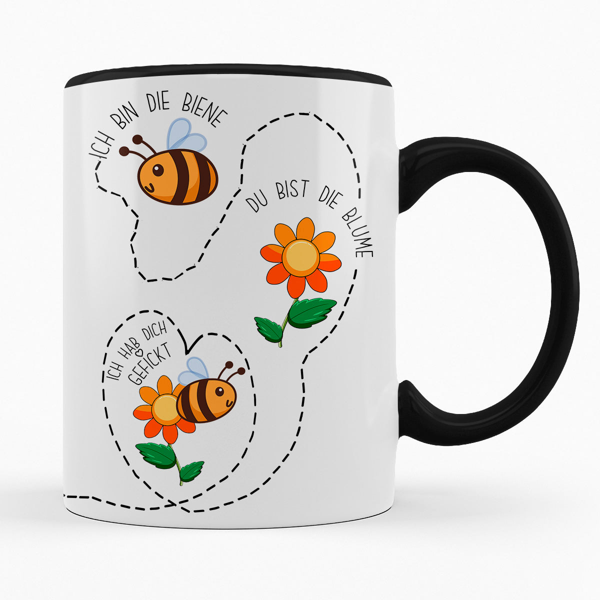 ICH BIN DIE BIENE, DU DIE BLUME - TASSE