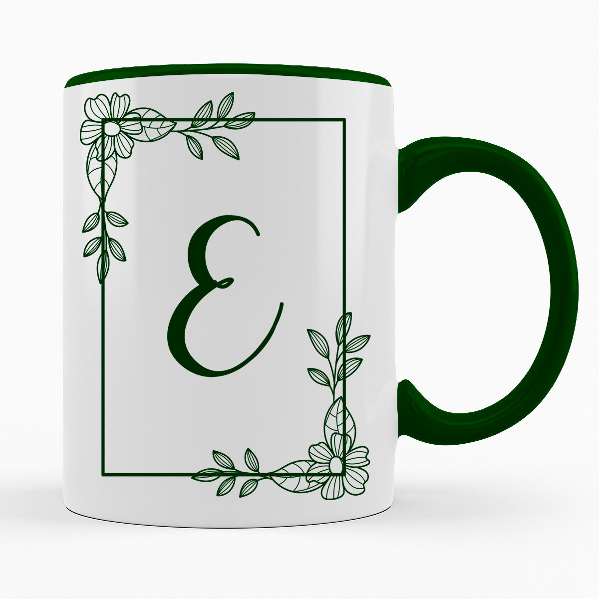 A-Z Buchstaben | Alphabet - TASSE IN DUNKELGRÜN