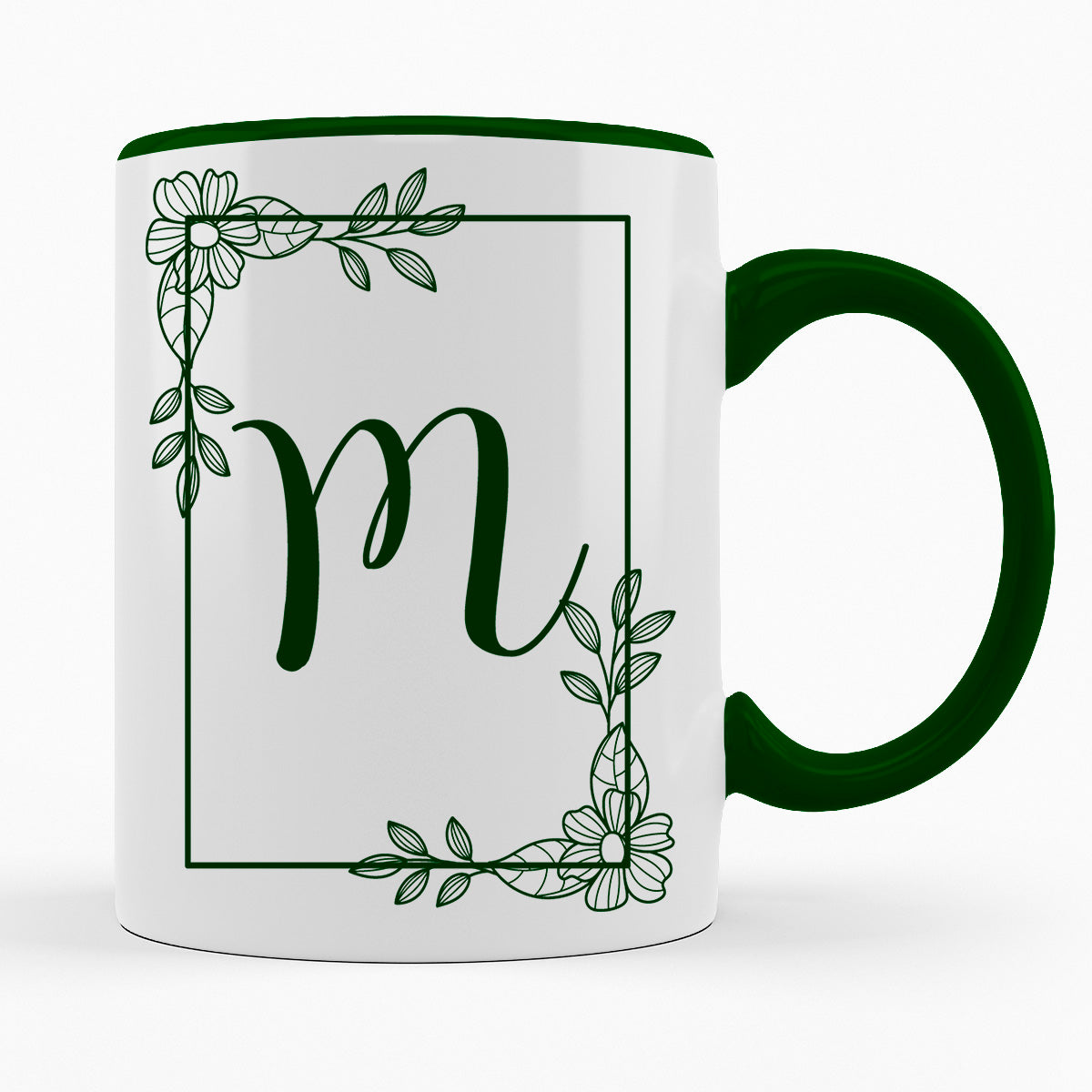 A-Z Buchstaben | Alphabet - TASSE IN DUNKELGRÜN