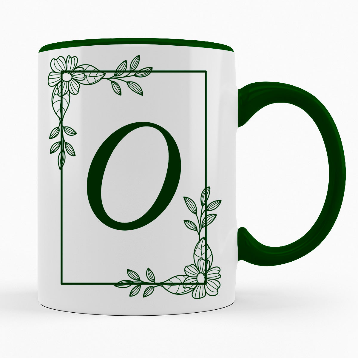 A-Z Buchstaben | Alphabet - TASSE IN DUNKELGRÜN