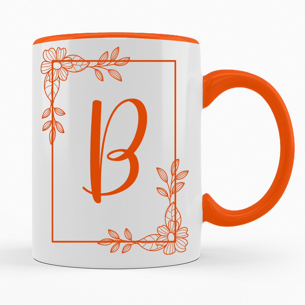 A-Z Buchstaben | Alphabet - TASSE IN ORANGE
