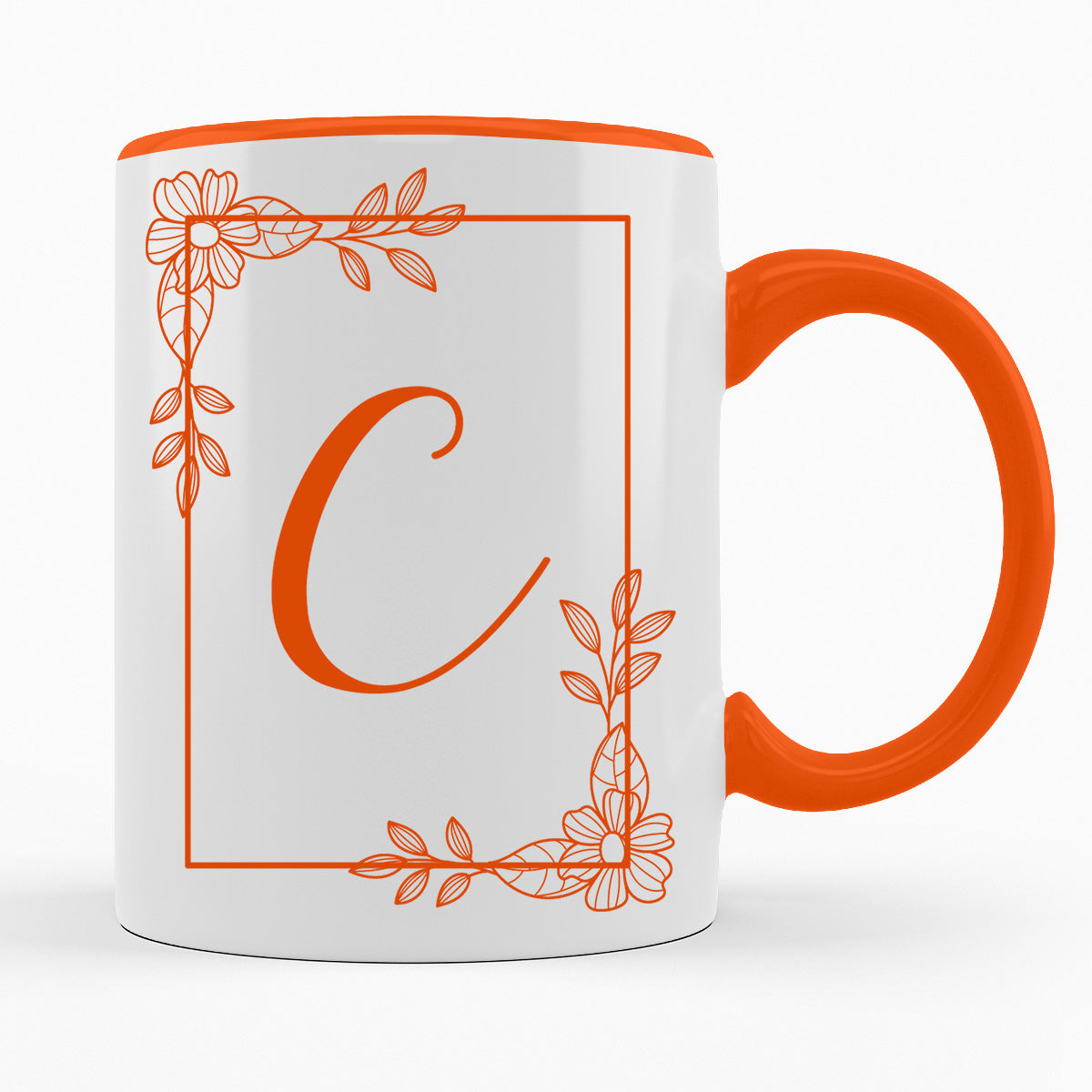 A-Z Buchstaben | Alphabet - TASSE IN ORANGE