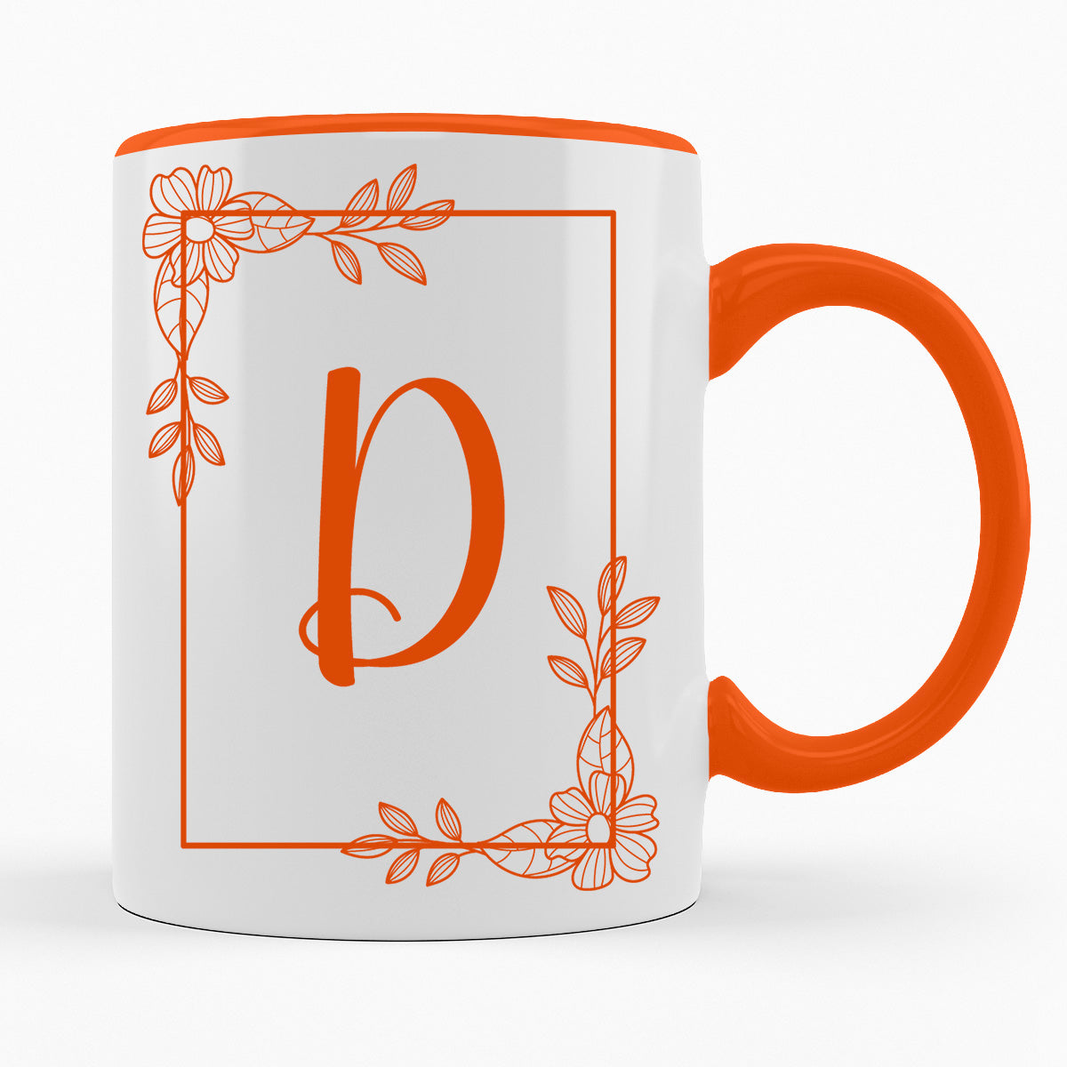 A-Z Buchstaben | Alphabet - TASSE IN ORANGE