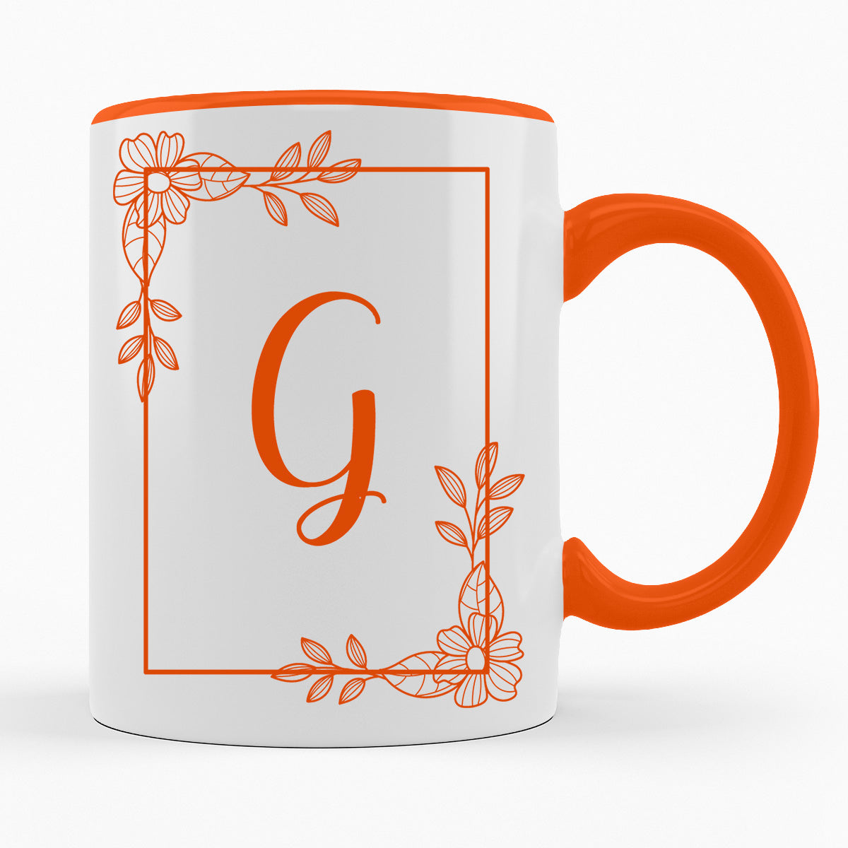 A-Z Buchstaben | Alphabet - TASSE IN ORANGE