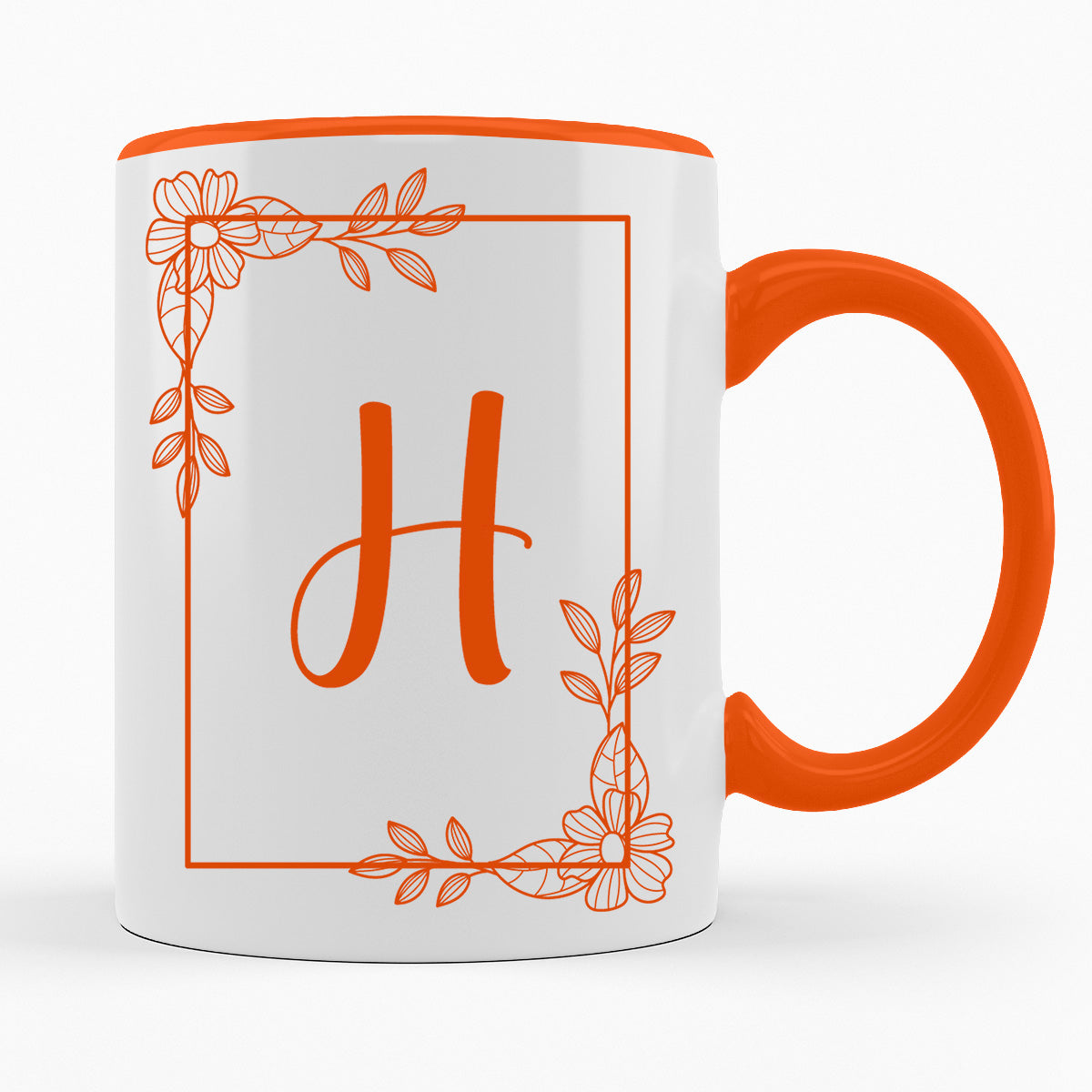 A-Z Buchstaben | Alphabet - TASSE IN ORANGE