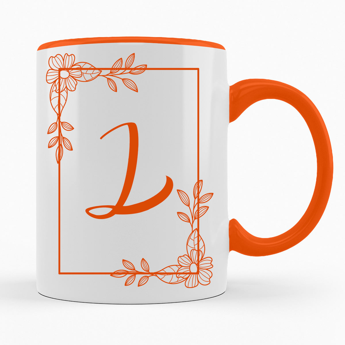 A-Z Buchstaben | Alphabet - TASSE IN ORANGE
