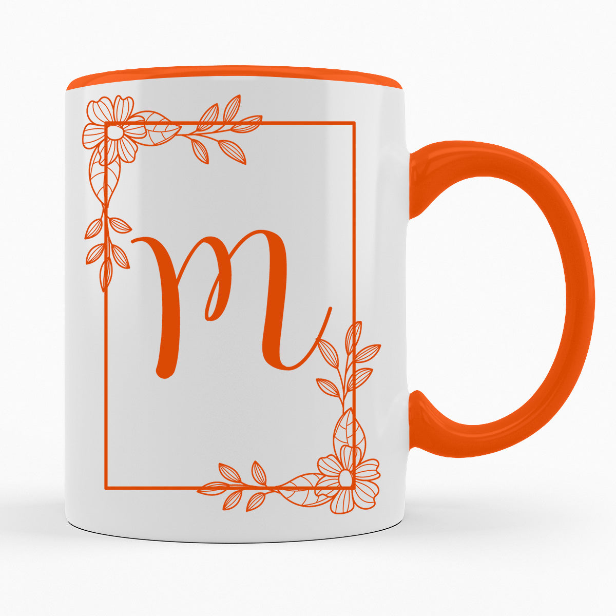 A-Z Buchstaben | Alphabet - TASSE IN ORANGE