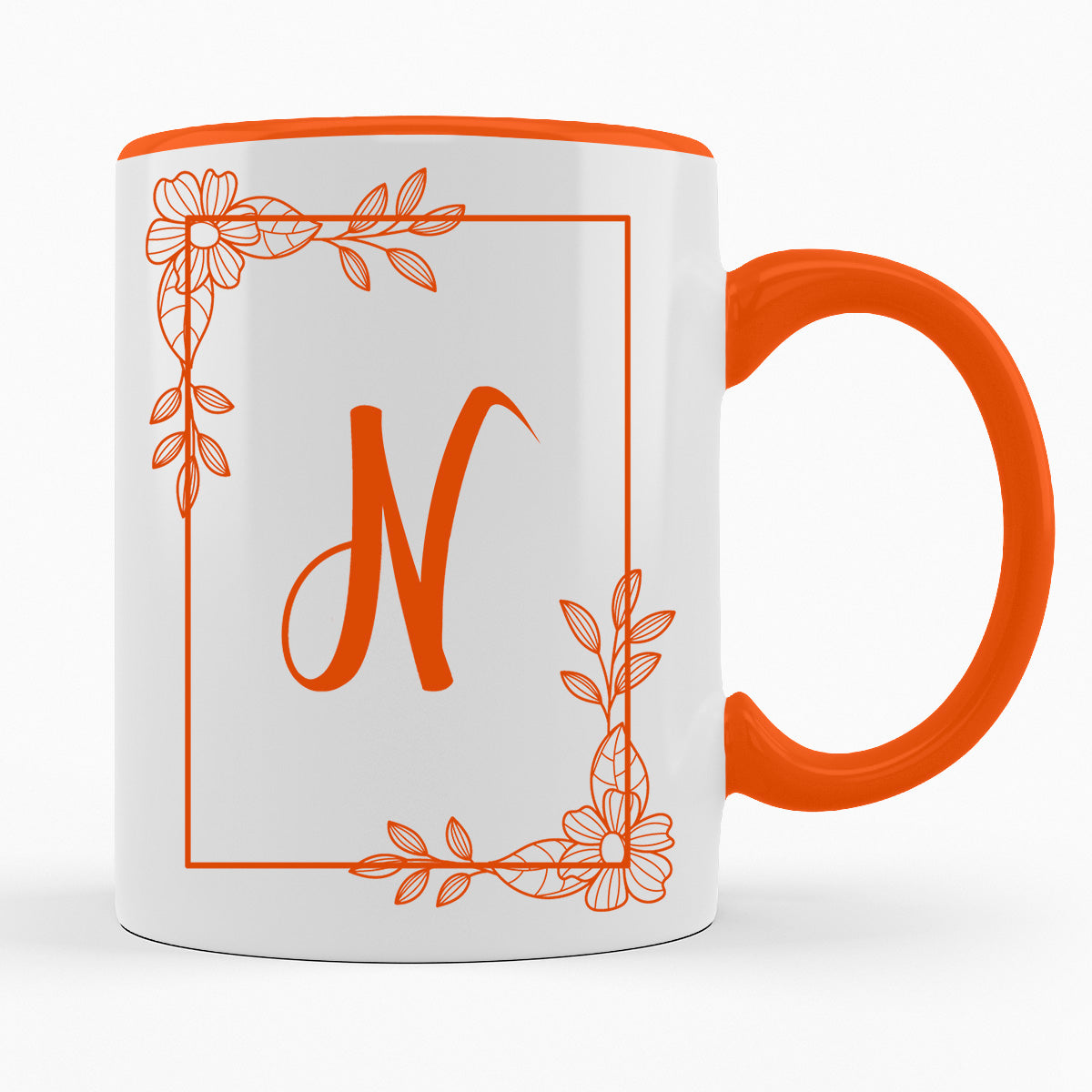 A-Z Buchstaben | Alphabet - TASSE IN ORANGE
