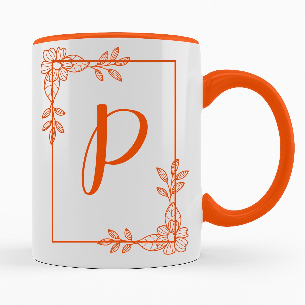 A-Z Buchstaben | Alphabet - TASSE IN ORANGE