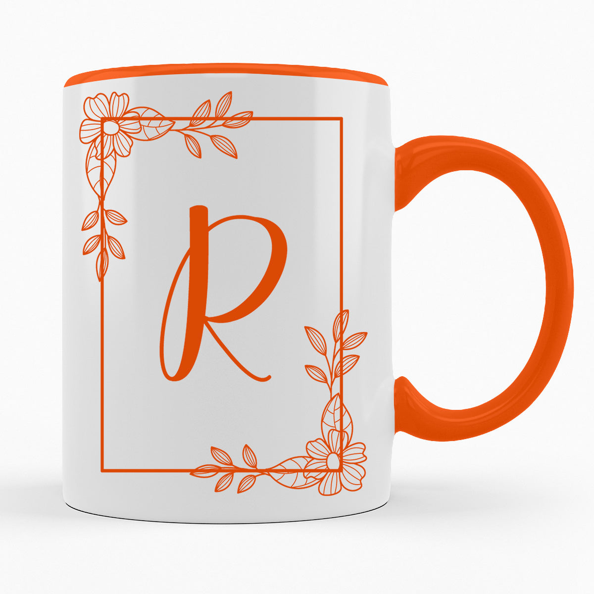 A-Z Buchstaben | Alphabet - TASSE IN ORANGE