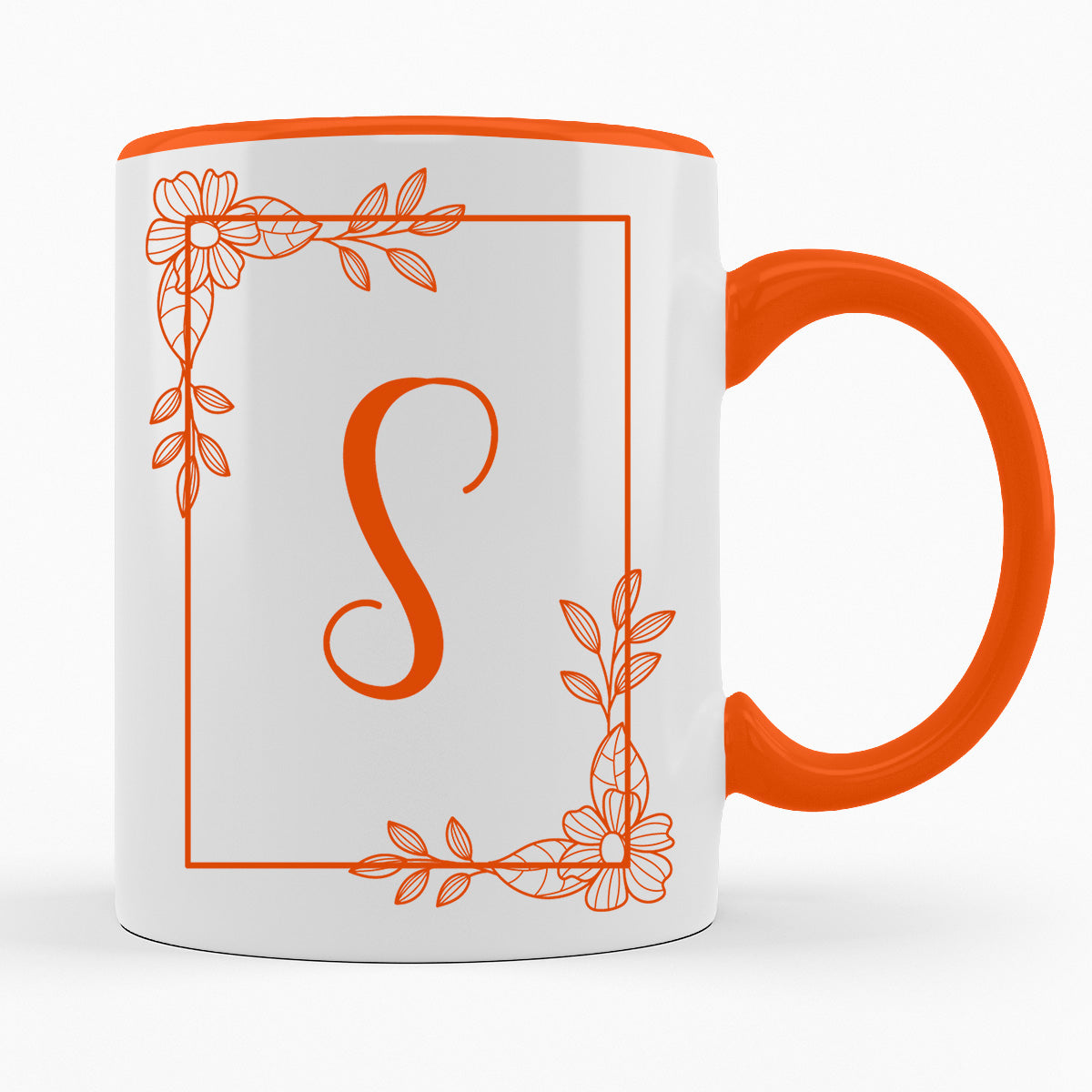 A-Z Buchstaben | Alphabet - TASSE IN ORANGE