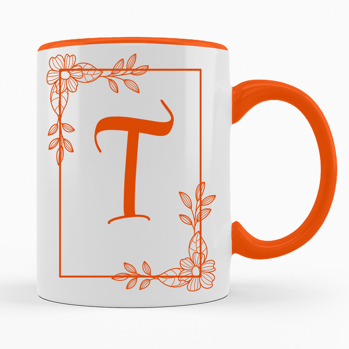 A-Z Buchstaben | Alphabet - TASSE IN ORANGE
