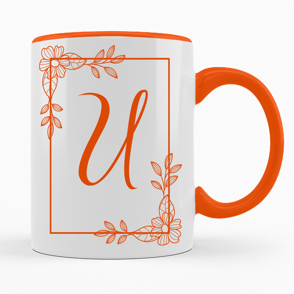 A-Z Buchstaben | Alphabet - TASSE IN ORANGE