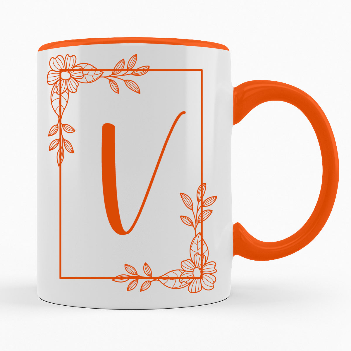 A-Z Buchstaben | Alphabet - TASSE IN ORANGE
