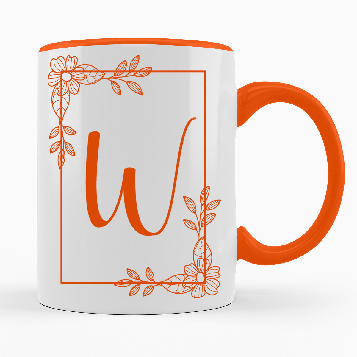 A-Z Buchstaben | Alphabet - TASSE IN ORANGE